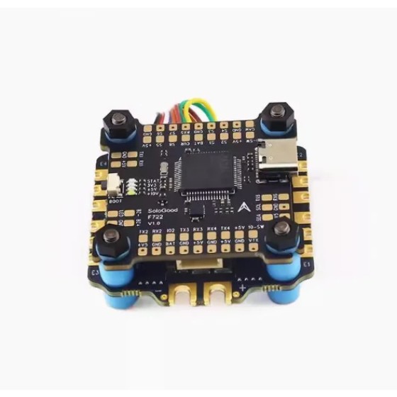 Hot Sales SoloGood F722 60A Stack ICM42688P 4in1 ESC Flight Controller BLHELI_S 2-6S for RC Racing Drones Long Range Parts